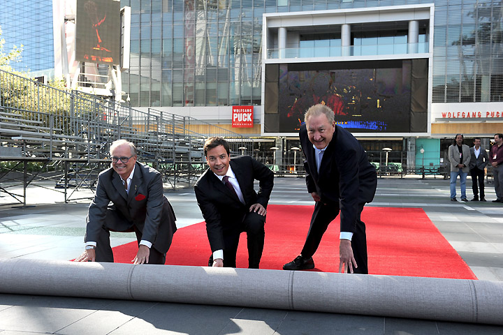 Don Mischer, Jimmy Fallon e John Shaffner (Photo By: Matthew Imaging/Getty)