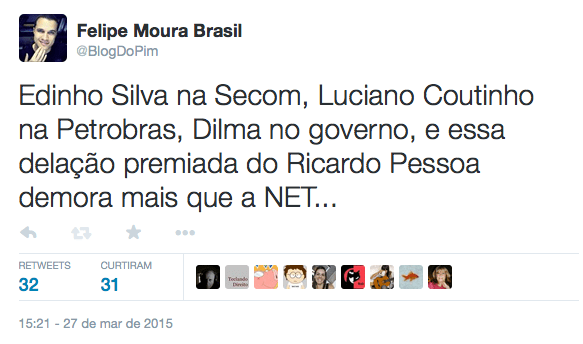 Dilma levanta a bola para Ricardo Pessoa cortar