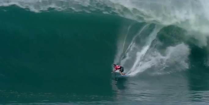 Grant "Twiggy" Baker consegue um 10 perfeito na final (Foto: Reprodução/WSL)