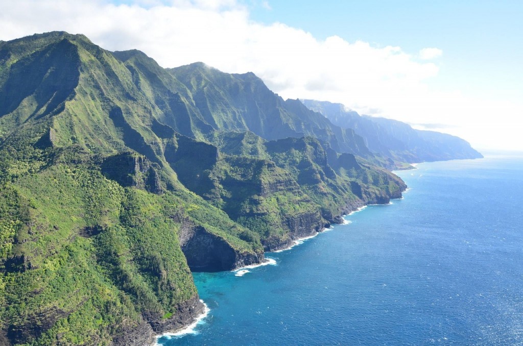 As montanhas de Ko'olau, em Oahu, no Hava&iacute;
