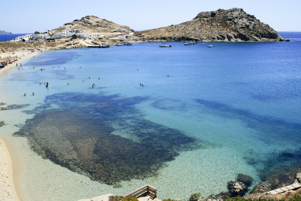 The sea of Mykonos, Greece
