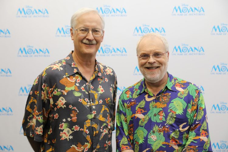 john-musker-e-ron-clements John Musker e Ron Clementes, diretores de 'Moana: Um Mar de Aventuras' na Comic Con Experience 2016 em São Paulo (Foto: Marcos Amaral/ Disney)