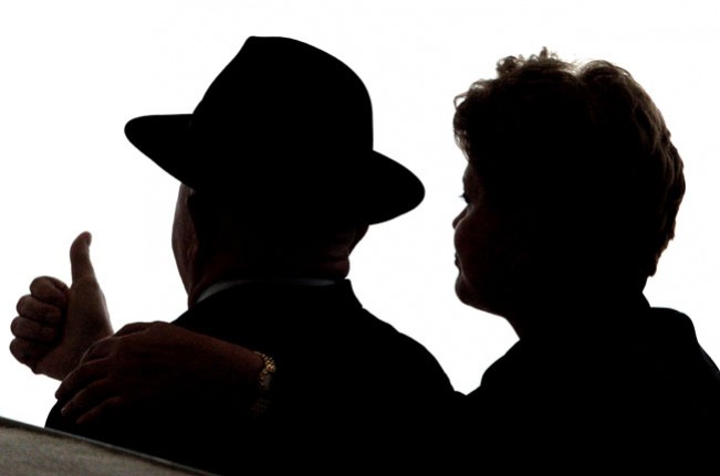 Lula Dilma sombra