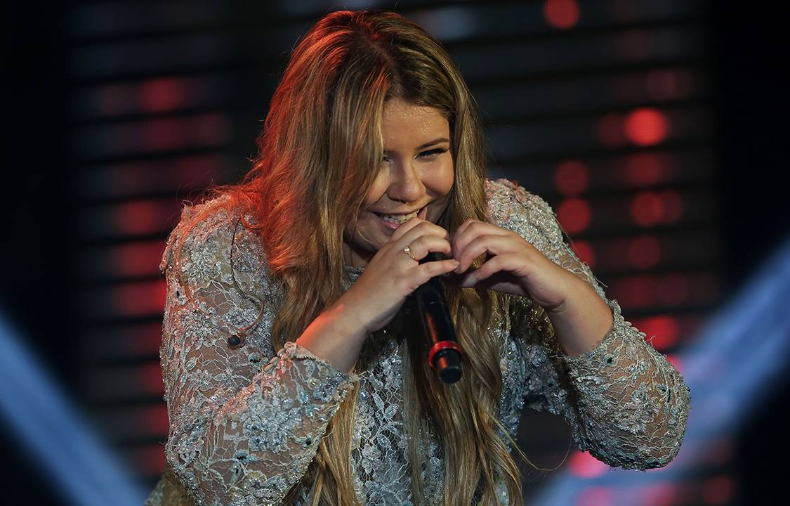Marilia Mendonça no evento "Festeja Curitiba", no Paraná