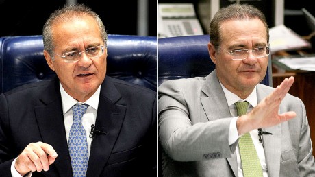 Renan Calheiros sem e Renan Calheiros com