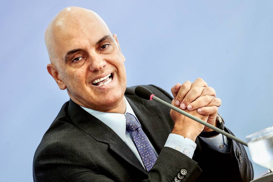 O Ministro da Justiça, Alexandre de Moraes