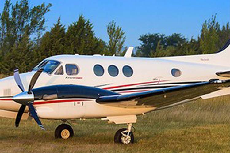 Modelo Hawker Beechcraft King Air C90, semelhante ao que estava Teori Zavascki