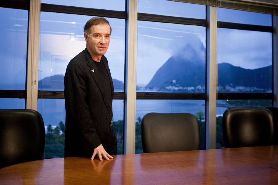 O empresário Eike Batista em seu escritório na Praia do Flamengo, no Rio de Janeiro (RJ)