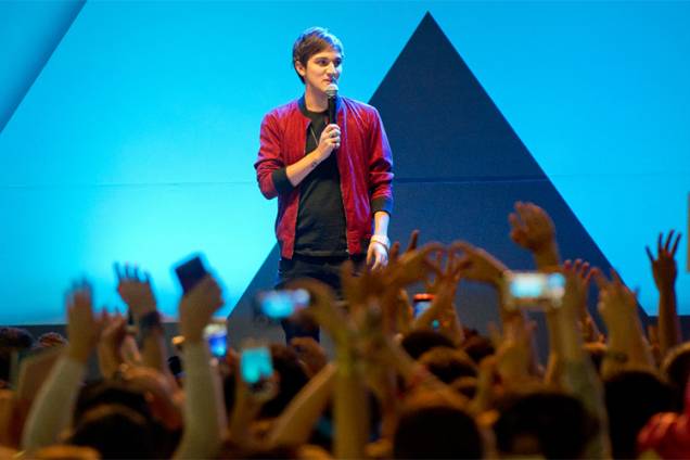 Cena do filme 'Eu Fico Loko', que conta a trajetória do youtuber Christian Figueiredo Cena do filme 'Eu Fico Loko', que conta a trajetória do youtuber Christian Figueiredo