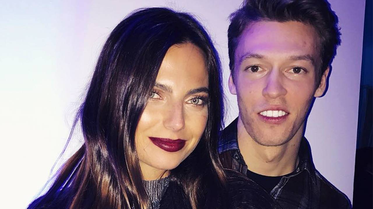 Kelly Piquet, filha de Nelson Piquet, com o piloto Daniil Kvyat