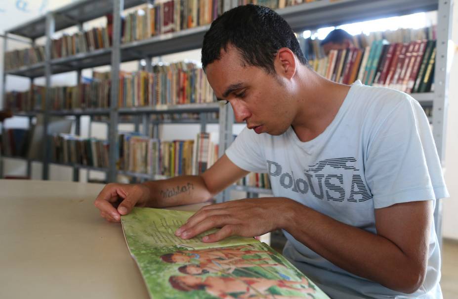 Todos os presos estudam ou fazem cursos  - Foto: Sérgio Dutti