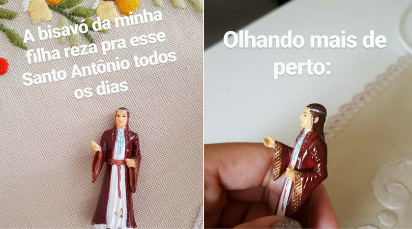 Senhora passa anos rezando para elfo do Senhor dos Anéis