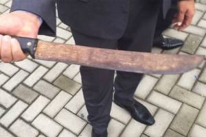 Faca que feriu o pastor Valdemiro Santiago Faca que feriu o pastor Valdemiro Santiago