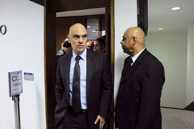 Alexandre de Moraes, indicado pelo presidente Michel Temer para ocupar o lugar de Teori Zavascki no STF, visita o senador Randolfe Rodrigues (Rede-AP) - 09/02/2017 Alexandre de Moraes, indicado pelo presidente Michel Temer para ocupar o lugar de Teori Zavascki no STF, visita o senador Randolfe Rodrigues (Rede-AP) - 09/02/2017