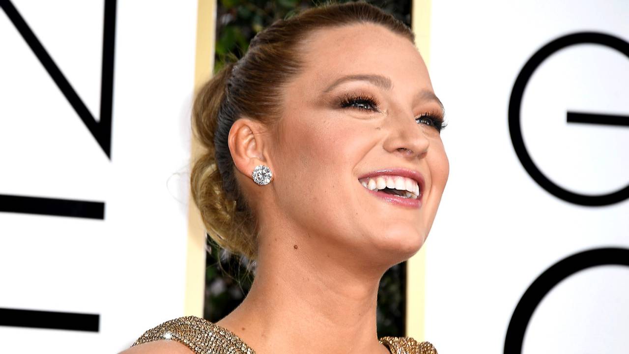 Blake Lively no 74°Golden Globes 2017