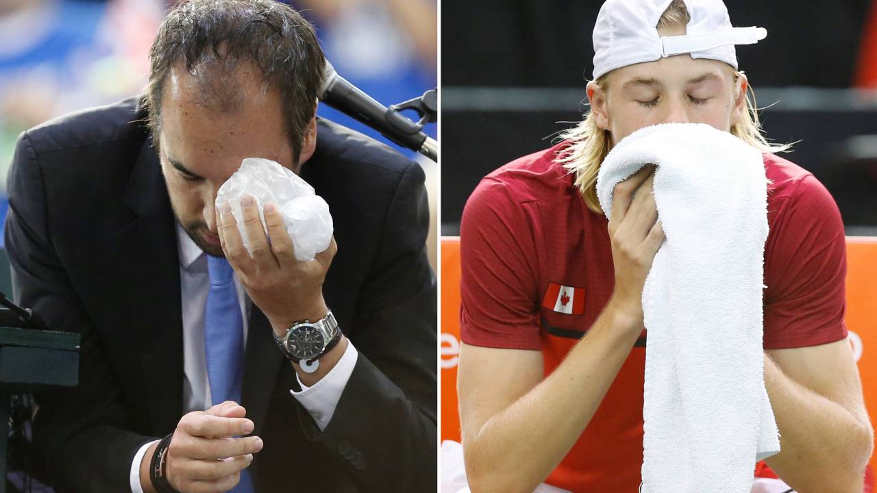 Tenista canadense atinge árbitro na Copa Davis