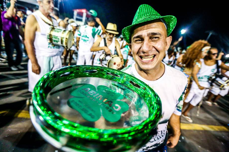 Ensaio técnico da Camisa Verde e Branco para o Carnaval 2017, no Sambódromo do Anhembi, em São Paulo