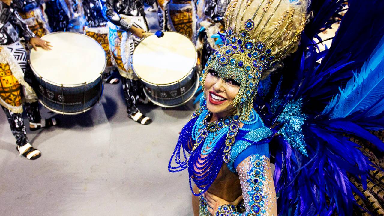Desfile da escola de samba Acadêmicos do Tatuapé, no Sambódromo do Anhembi, em São Paulo (SP) - 25/02/2017