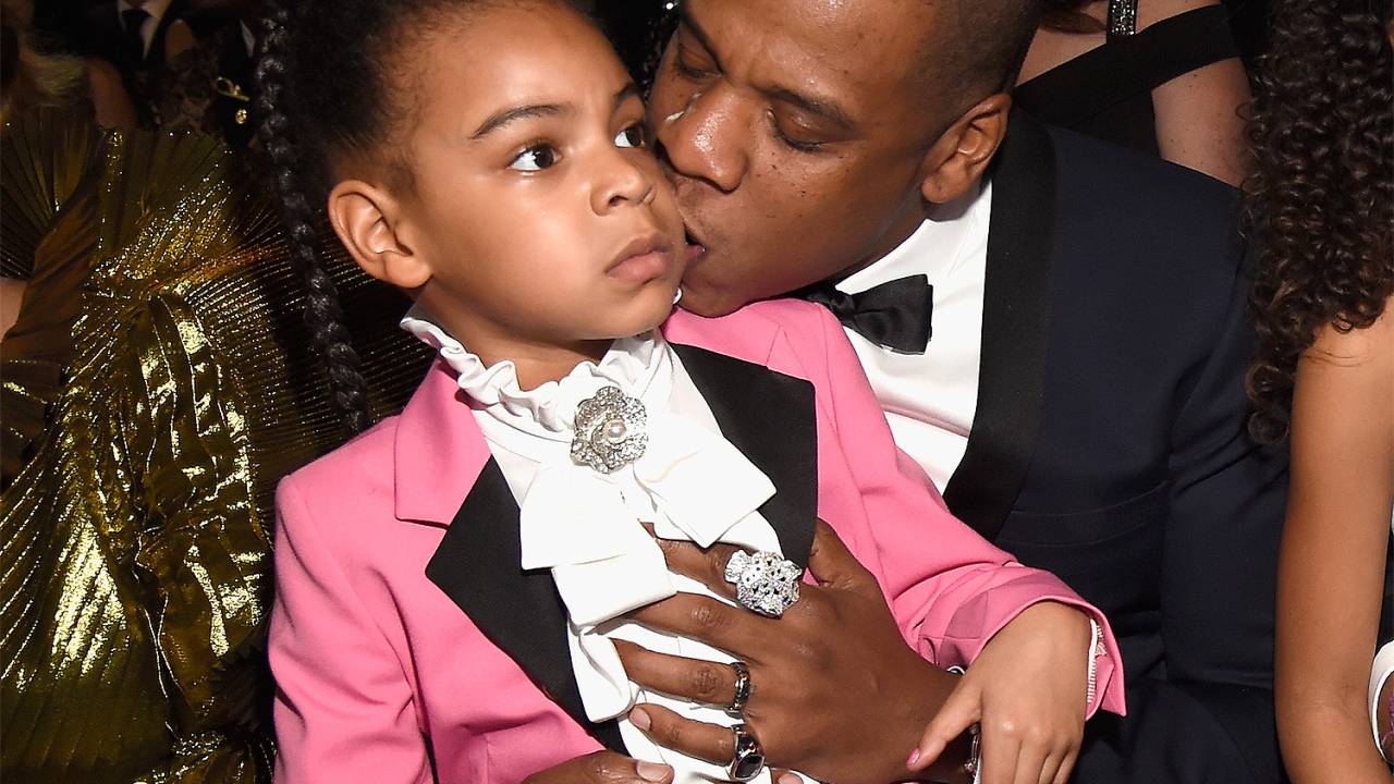 Blue Ivy Carter e Jay Z