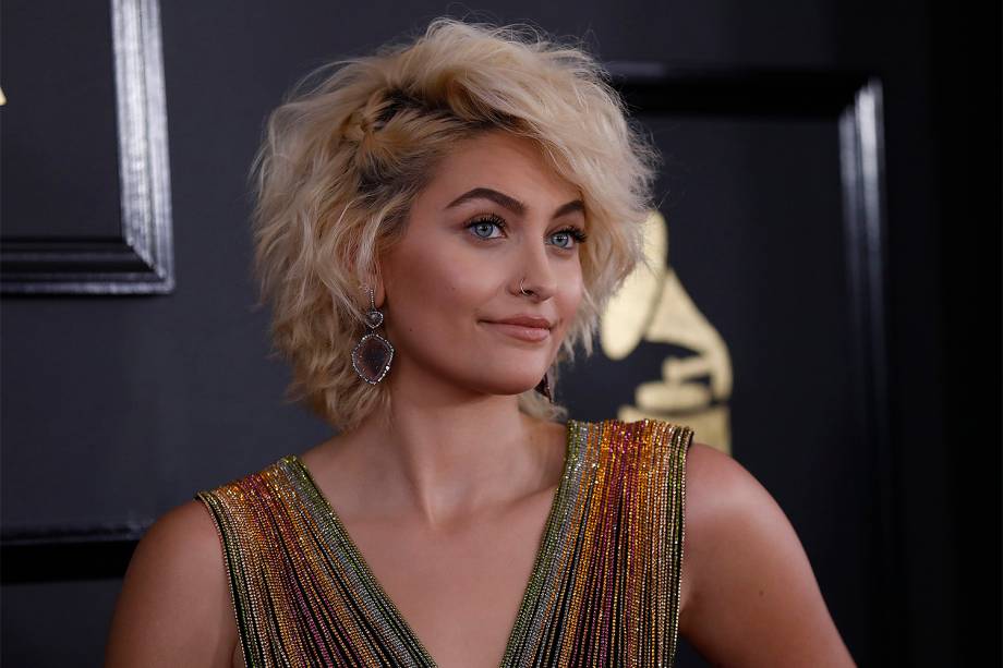 Paris Jackson chega para a cerimônia da 59ª edição do Grammy no Staples Center, em Los Angeles, nos Estados Unidos - 12/02/2017