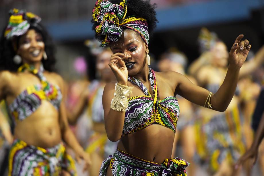 Ensaio técnico da Rosas de Ouro para o Carnaval 2017, no Sambódromo do Anhembi, em São Paulo