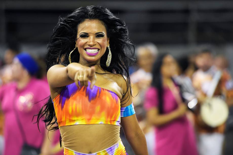 Ensaio técnico da Rosas de Ouro para o Carnaval 2017, no Sambódromo do Anhembi, em São Paulo