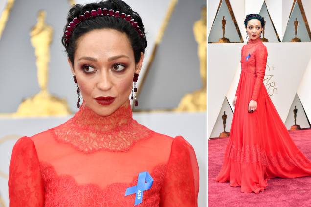 A atriz Ruth Negga, indicada a melhor atriz pelo filme 'Loving' A atriz Ruth Negga, indicada a melhor atriz pelo filme 'Loving'
