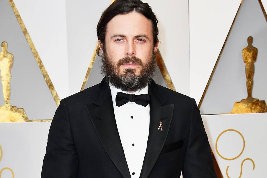 Casey Affleck indicado ao prêmio de Melhor Ator pelo filme 'Manchester À Beira-Mar' no tapete vermelho do Oscar - 26/02/2017