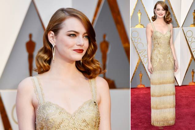 Emma Stone indicada ao prêmio de Melhor Atriz pelo filme 'La La Land: Cantando Estações' chega para a cerimônia do Oscar - 26/02/2017 Emma Stone indicada ao prêmio de Melhor Atriz pelo filme 'La La Land: Cantando Estações' chega para a cerimônia do Oscar - 26/02/2017
