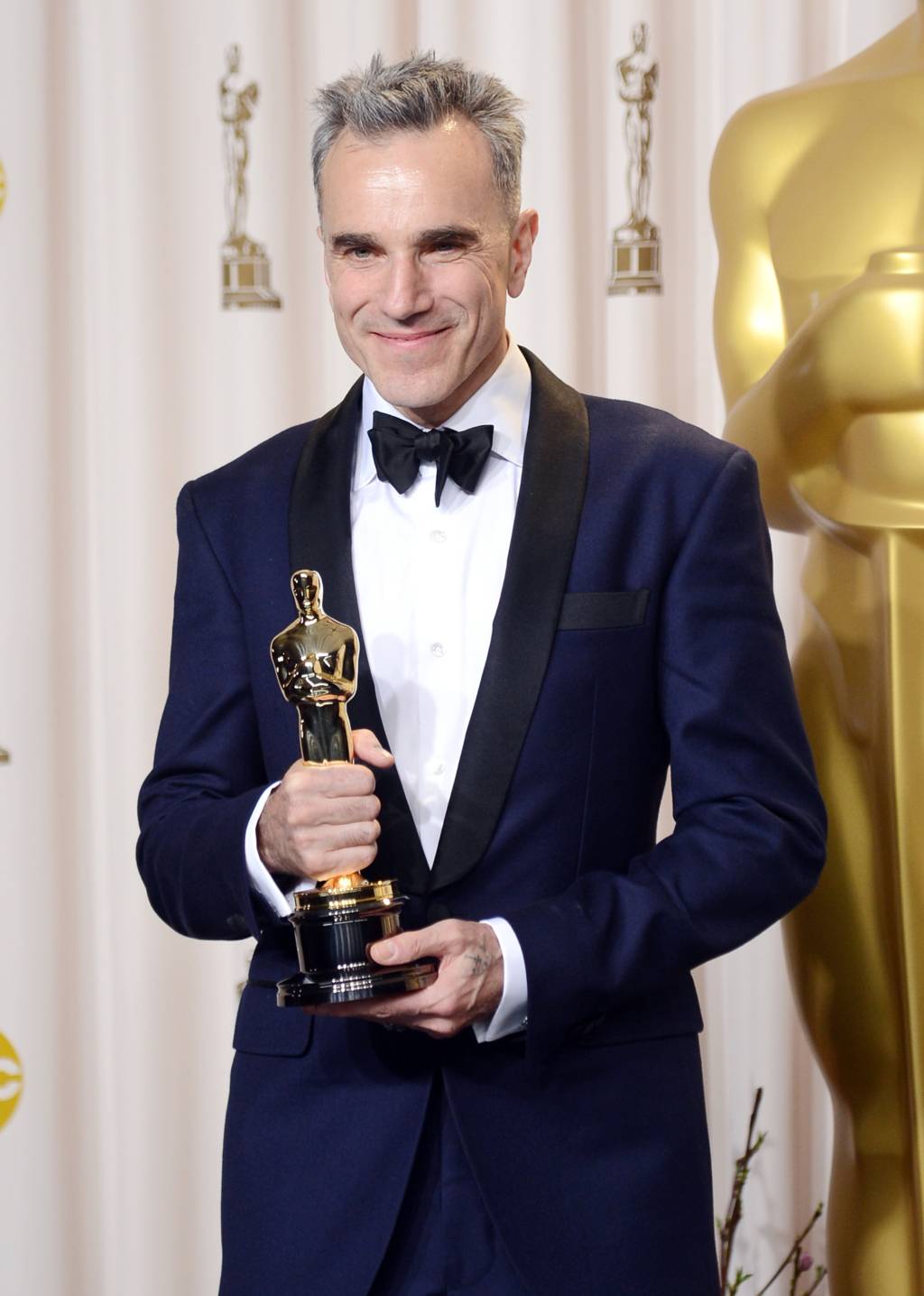 Daniel Day-Lewis, após cerimônia do Oscar em 2013 Daniel Day-Lewis, após cerimônia do Oscar em 2013