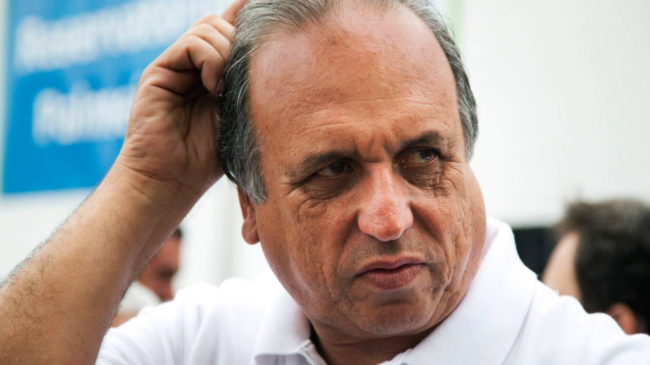 O governador do Rio de Janeiro, Luiz Fernando Pezão - 04/07/2014
