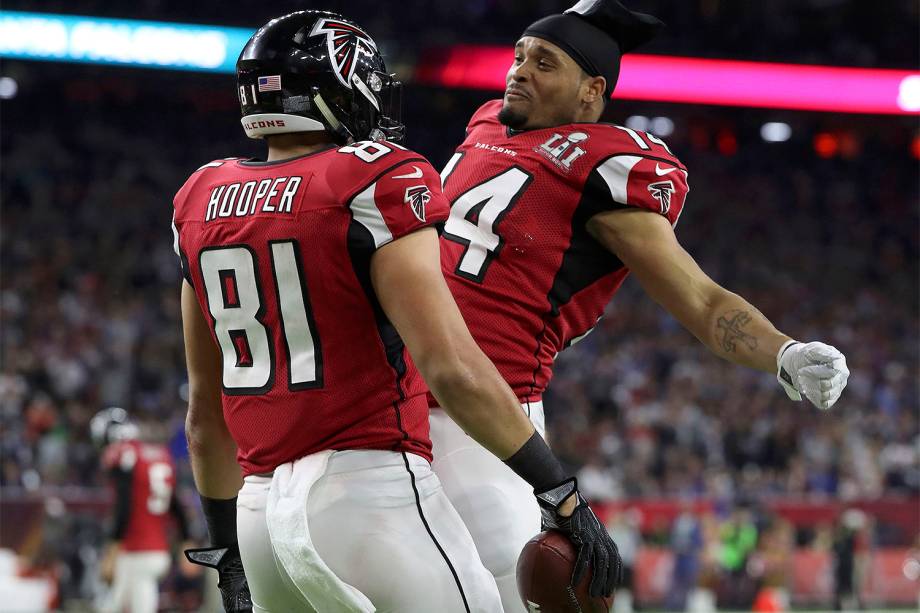 Atlanta Falcons e New England Patriots durante a final da 51ª edição do Super Bowl - 05/02/2017