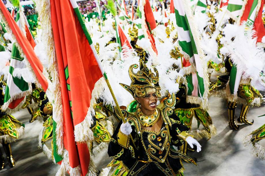 Desfile da escola de samba Mocidade Independente de Padre Miguel, no Sambódromo da Marquês de Sapucaí, no Rio de Janeiro (RJ) - 28/02/2017