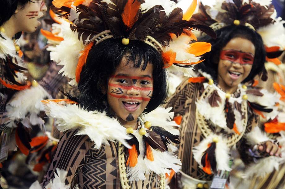 Desfile da escola de samba  Beija-Flor de Nilópolis no Sambódromo da Marquês de Sapucaí, no Rio de Janeiro (RJ) - 27/02/2017