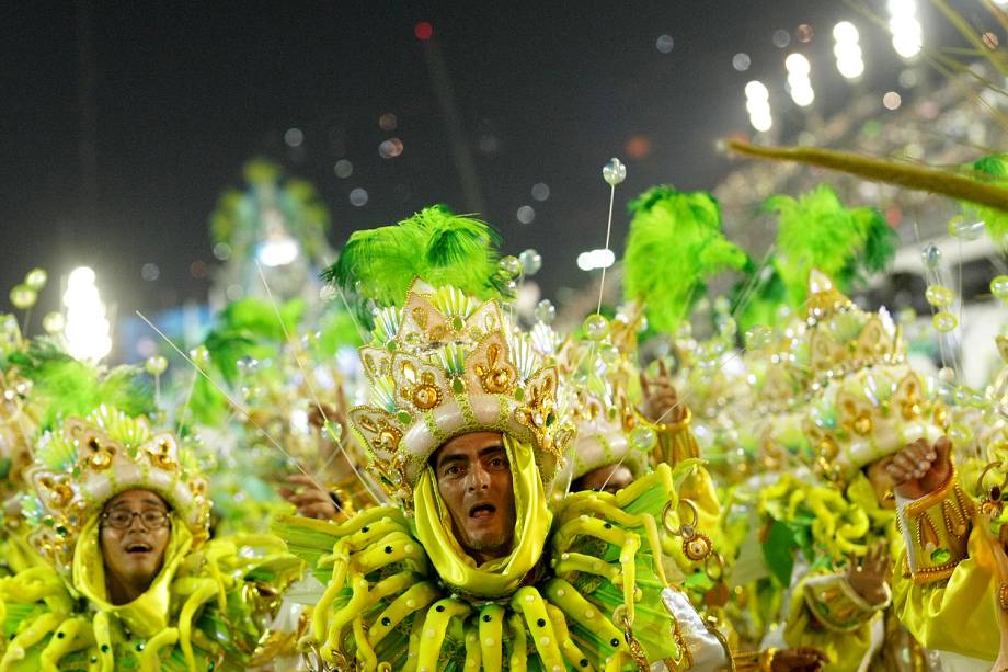 Desfile da escola de samba Mocidade Independente de Padre Miguel, no Sambódromo da Marquês de Sapucaí, no Rio de Janeiro (RJ) - 28/02/2017