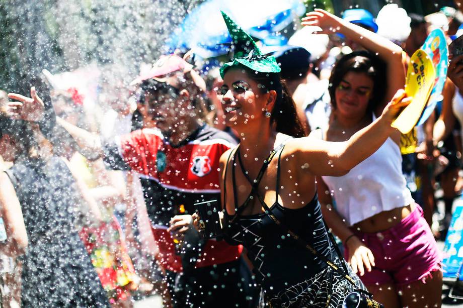 Bloco Suvaco de Cristo anima foliões no Jardim Botânico, no Rio de Janeiro - 19/02/2017