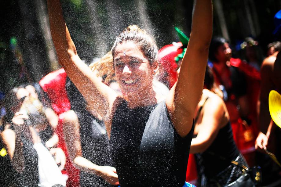 Bloco Suvaco de Cristo anima foliões no Jardim Botânico, no Rio de Janeiro - 19/02/2017