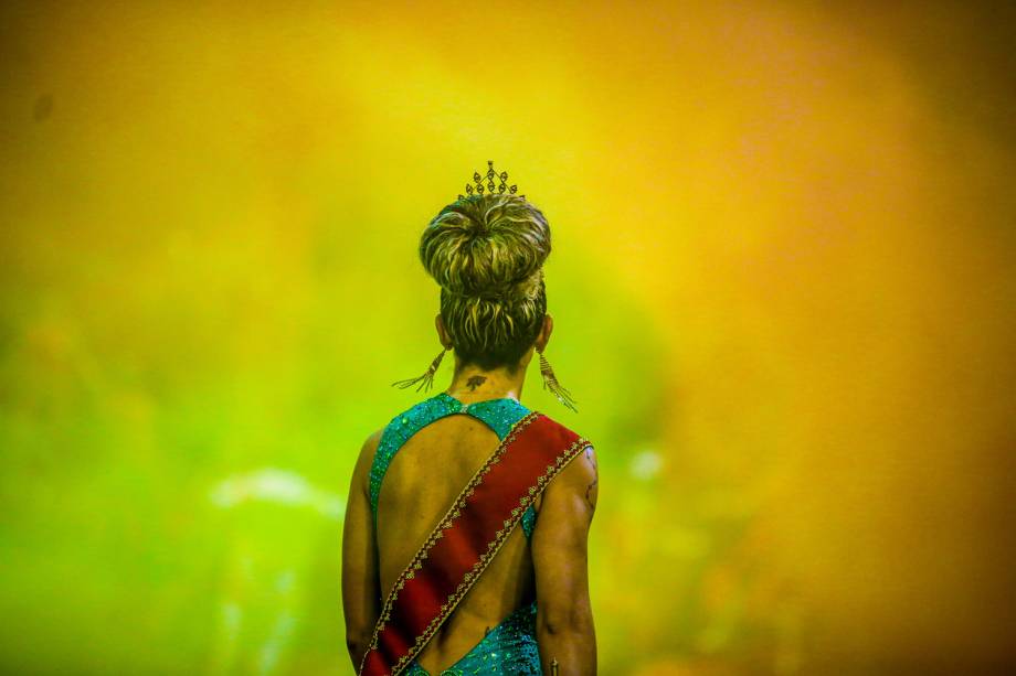 Ensaio técnico da Tom Maior para o Carnaval 2017, no Sambódromo do Anhembi, em São Paulo