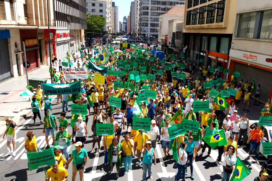 Protestos já começaram em Campinas (SP) - 26/03/2017