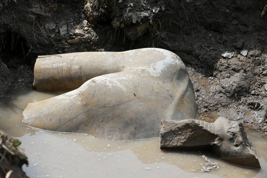 Estátua do faraó Ramsés II, que governou o Egito há mais de 3.000 anos, na região de Matariya, no Cairo - 09/03/2017 Estátua do faraó Ramsés II, que governou o Egito há mais de 3.000 anos, na região de Matariya, no Cairo - 09/03/2017
