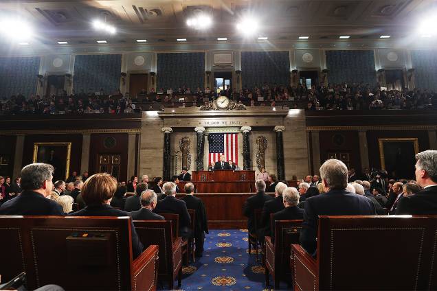 Donald Trump faz o primeiro discurso como presidente ao Congresso dos EUA - 28/02/2017 Donald Trump faz o primeiro discurso como presidente ao Congresso dos EUA - 28/02/2017
