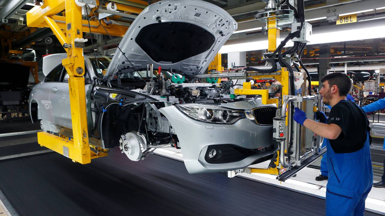 Fábrica da BMW em Munique na Alemanha