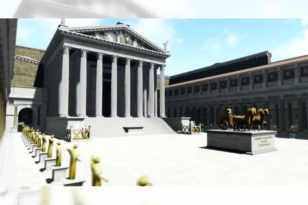 Um tour em 3D por Roma Antiga