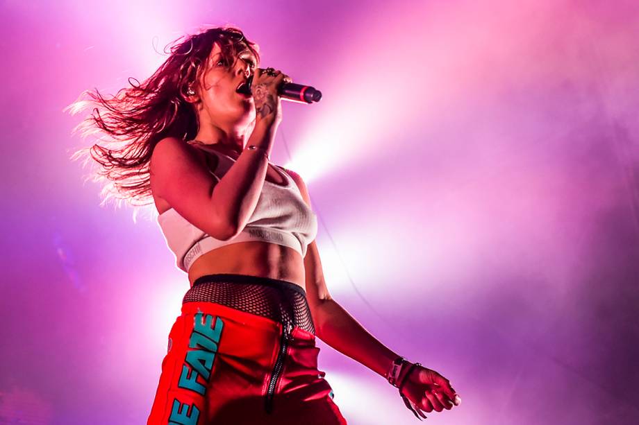 A sueca Tove Lo se apresenta no primeiro dia do Lollapalooza 2017