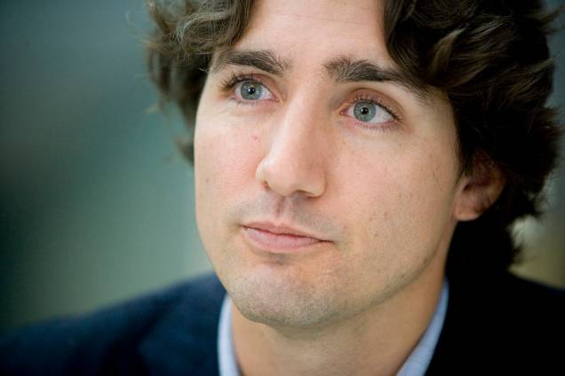 Justin Trudeau, candidato em 2008 Justin Trudeau, candidato em 2008