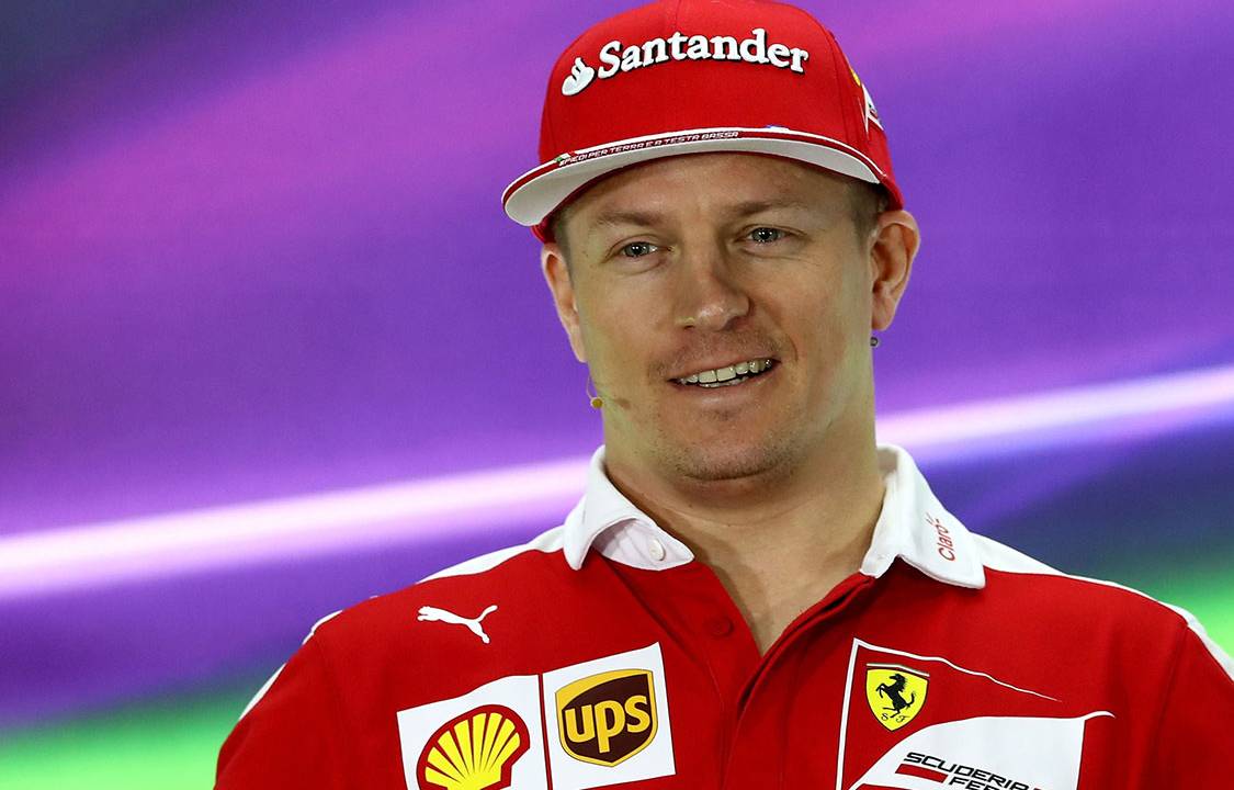 O finlandês Kimi Raikkonen, da Ferrari