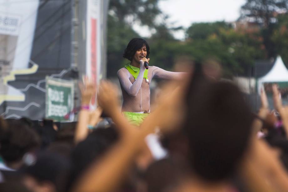 Show do cantor Jaloo no primeiro dia do Festival Lollapalooza 2017