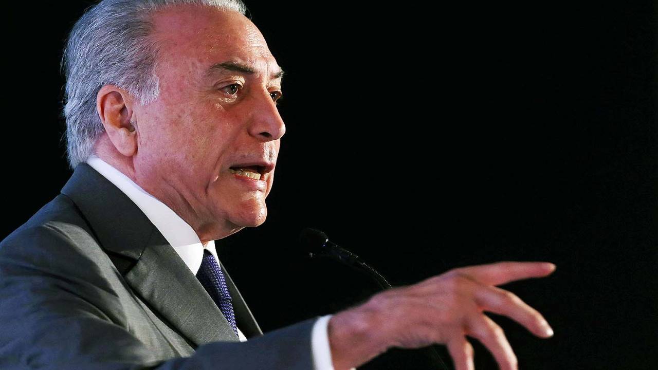 O presidente Michel Temer