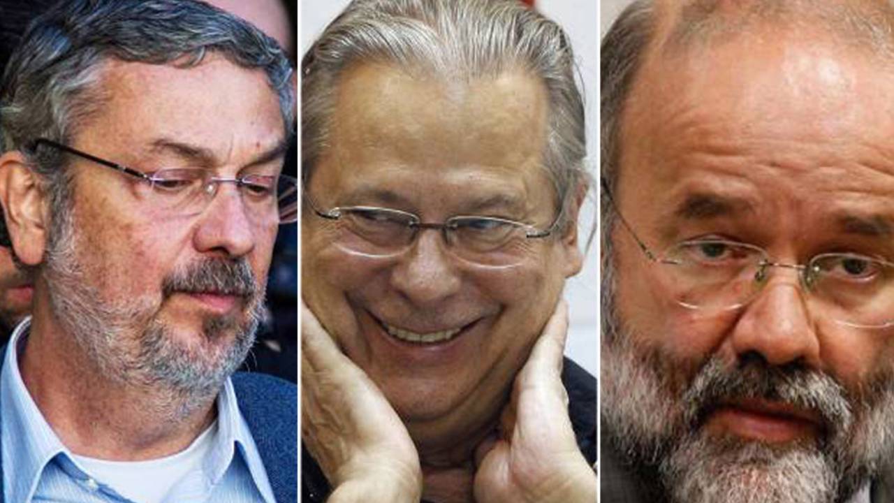 Antonio Palocci, José Dirceu, João Vaccari