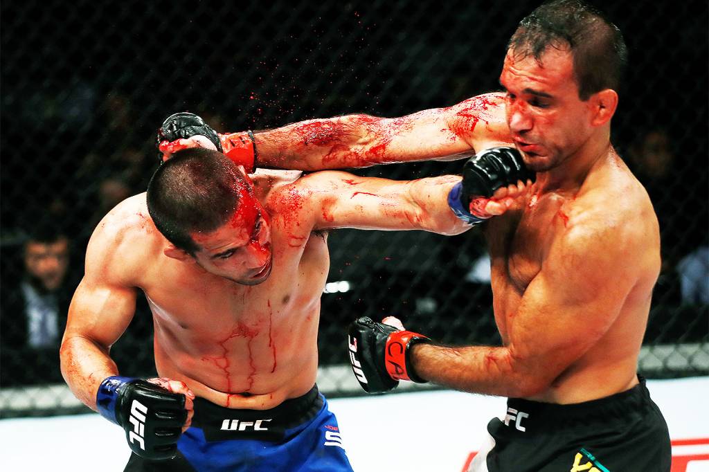 Joe Soto e Rani Yahya durante a edi&ccedil;&atilde;o 106 do UFC Fight Night, no CFO &ndash; Centro de Forma&ccedil;&atilde;o Ol&iacute;mpica, em Fortaleza - 11/03/2017